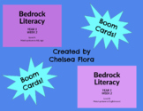 BUNDLE: Bedrock Literacy Boom Cards 1.2 A & B