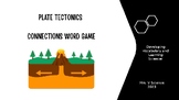 Digital Connections Word Game: Plate Tectonics/Layers of Earth