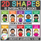 2D Shapes Interactive Book Bundle Â¨C Hands-On Shape Learning for Kids