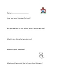 First Day of School Survey