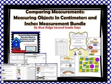 Comparing Measurements: Inches & Centimeters Bundle Lesson Plans & Center Tasks