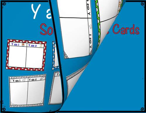 Y as a Vowel Picture Sort & Worksheets