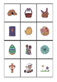 Easter Spanish Flashcards - Memory Game - Matching Game