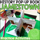 Jamestown - Colonial America Pop-Up book Research Project *History Craftivity*