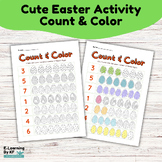 Cute Easter Activity - Count & Color