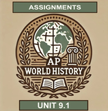 9.1 - More Effective Birth Control - Assignment - AP World History (Unit 9)