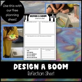 Design a Boom | STEAM Challenge Reflection Sheet | Oil Spills