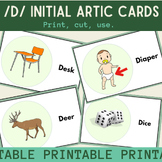 D-Initial Articulation Flashcards: 47 CARD SET