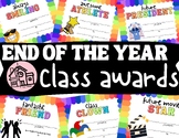 **EDITABLE&PRINTABLE** End of the Year Awards Certificates