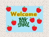 Welcome Back to School (Bulletin Board Kit)