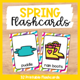 Spring Vocabulary Flashcards for ESL Vocabulary Practice, Activities & Games