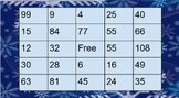 Winter Multiplication Bingo