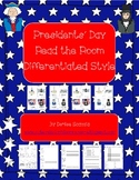 Presidents' Day Differentiated Sight Word Read the Room