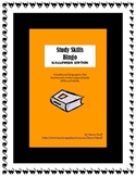 Study Skills Bingo - Halloween Edition