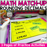 Rounding Decimals Math Sorts- Math Centers Review Interactive Notebook Review