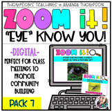 Morning Meeting Digital Games -  ZOOM it- Digital Fun Friday Games