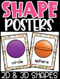 Woodland Animals Shape Posters | Woodland Animals Classroom Decor