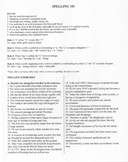 Spelling Rules and Exercises
