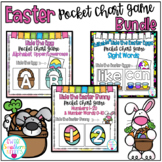 Easter Pocket Chart Game Bundle Alphabet: Numbers: Sight Words