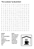 The Landlady Word Search