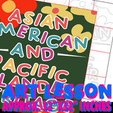 AAPI Collaborative Poster - National Asian American Pacific islander art lesson