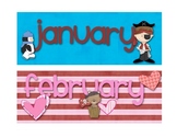 Pirate Themed Monthly Headers