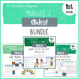 EL Education 1st Grade Module 2 Slides Bundle! All Units!