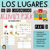 LOS LUGARES PARTE 2 - Spanish Community Places Activity Pack 2