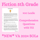5th Grade VA 2024 Reading SOL Fiction Passage with TEI