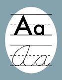 Print AND Cursive alphabet posters