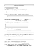 Basketball Rules Worksheet