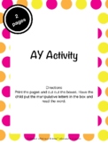 -AY PreK Phonics Activity