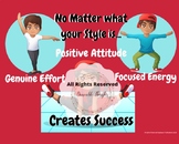 Positive Attitude (all male version) Poster