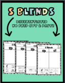 S Blends Differentiated No Prep Cut and Paste