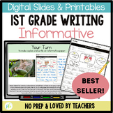 1st Grade Structured Literacy Informative Writing Curriculum with Prompts