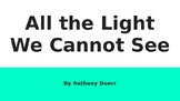 All the Light We Cannot See by Anthony Doerr Introduction Slides