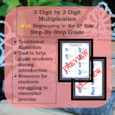3-Digit by 2-Digit Multiplication WITH Regrouping in the 1st Step Guide