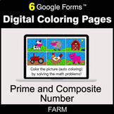 Prime and Composite Number - Digital Coloring Pages | Google Forms
