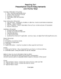 Reading Fair Book Board Requirements