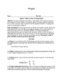 A Project Based on the Slope of a Line