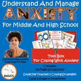Anxiety Coping Strategies for Middle and High School