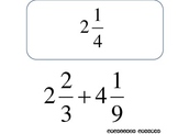 Adding and Subtracting Fractions and Mixed Numbers Scavenger Hunt