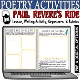 Paul Revere's Ride Poetry Digital Resource Reading Comprehension Activities Poem
