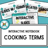 Cooking Terms Digital Interactive Notebook