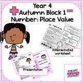 Year 4 White Rose Negative Numbers Part 1 (Lesson Presentation and worksheet)