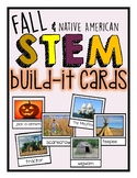 Fall & Native American STEM Build-It Cards