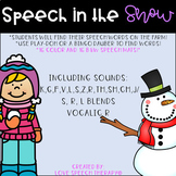 Speech Mats - Winter Theme