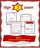 Letter 'T' ASL Trace & Signing Workbook - Distance Learning Resource