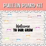 Welcome to Our Crew Bulletin Board Kit | Back to School Bulletin Board Kit