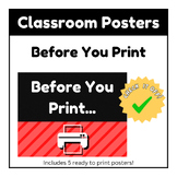 Before You Print - Poster Pack
